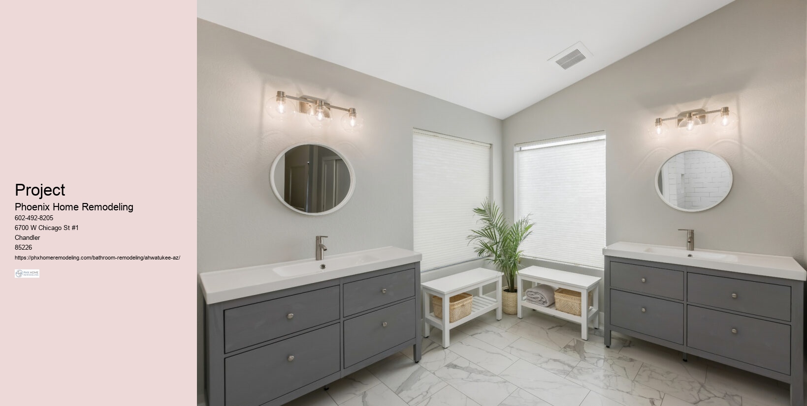 Ahwatukee Arizona Bathroom Remodeling Ideas