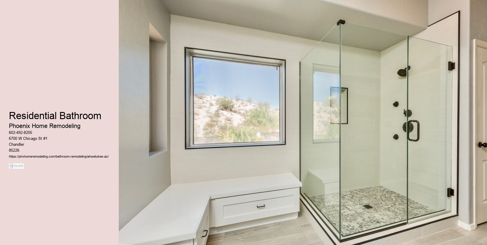 Bathroom Improvement Ideas in Ahwatukee Arizona