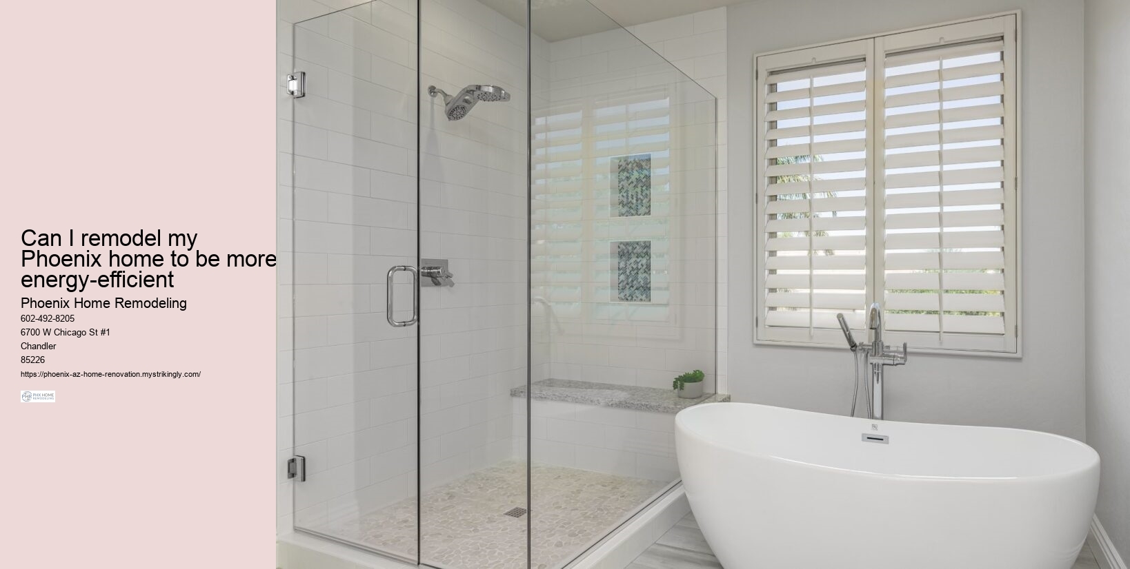 Can I remodel my Phoenix home to be more energy-efficient